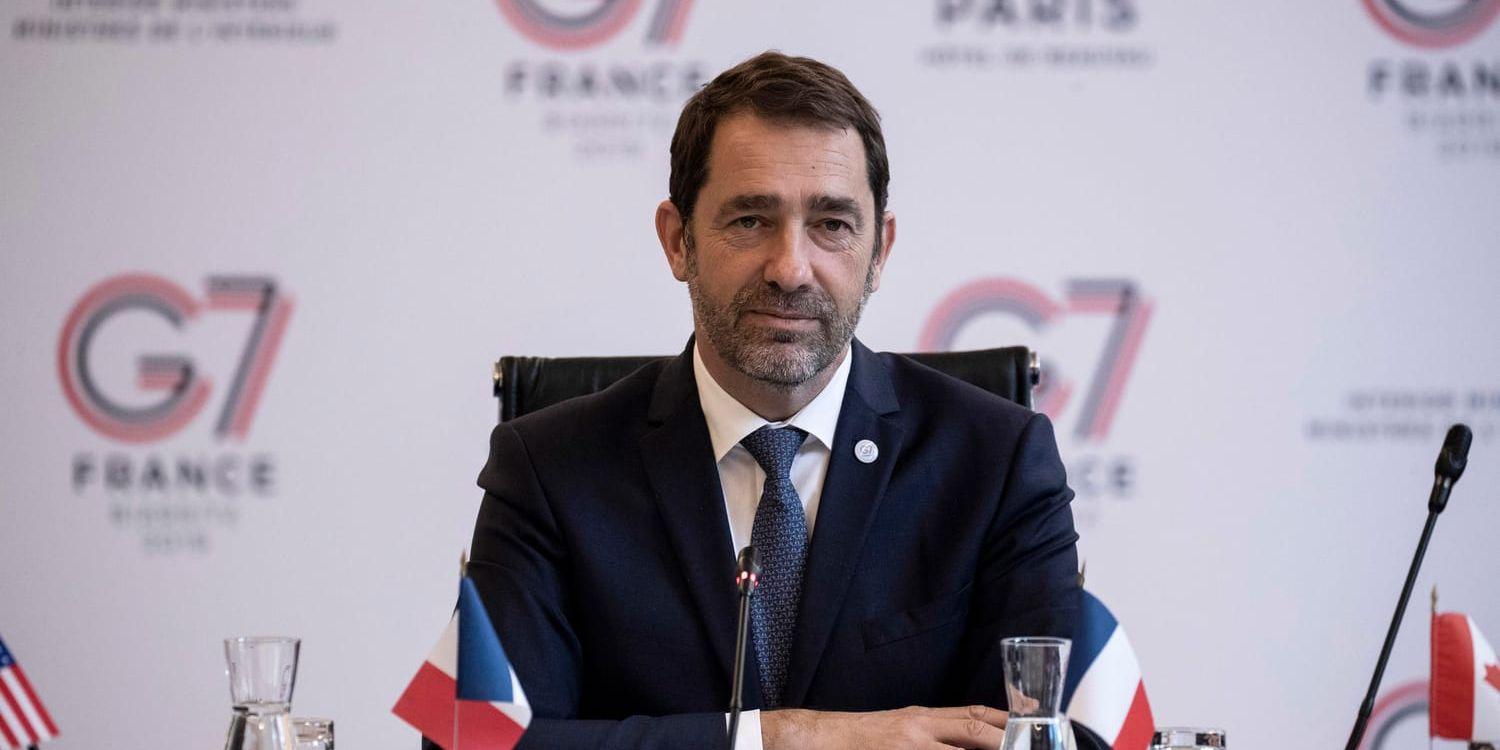 Frankrikes inrikesminister Christophe Castaner är minst sagt impopulär bland oppositionspartierna som återkommande kräver hans avgång. Arkivbild.