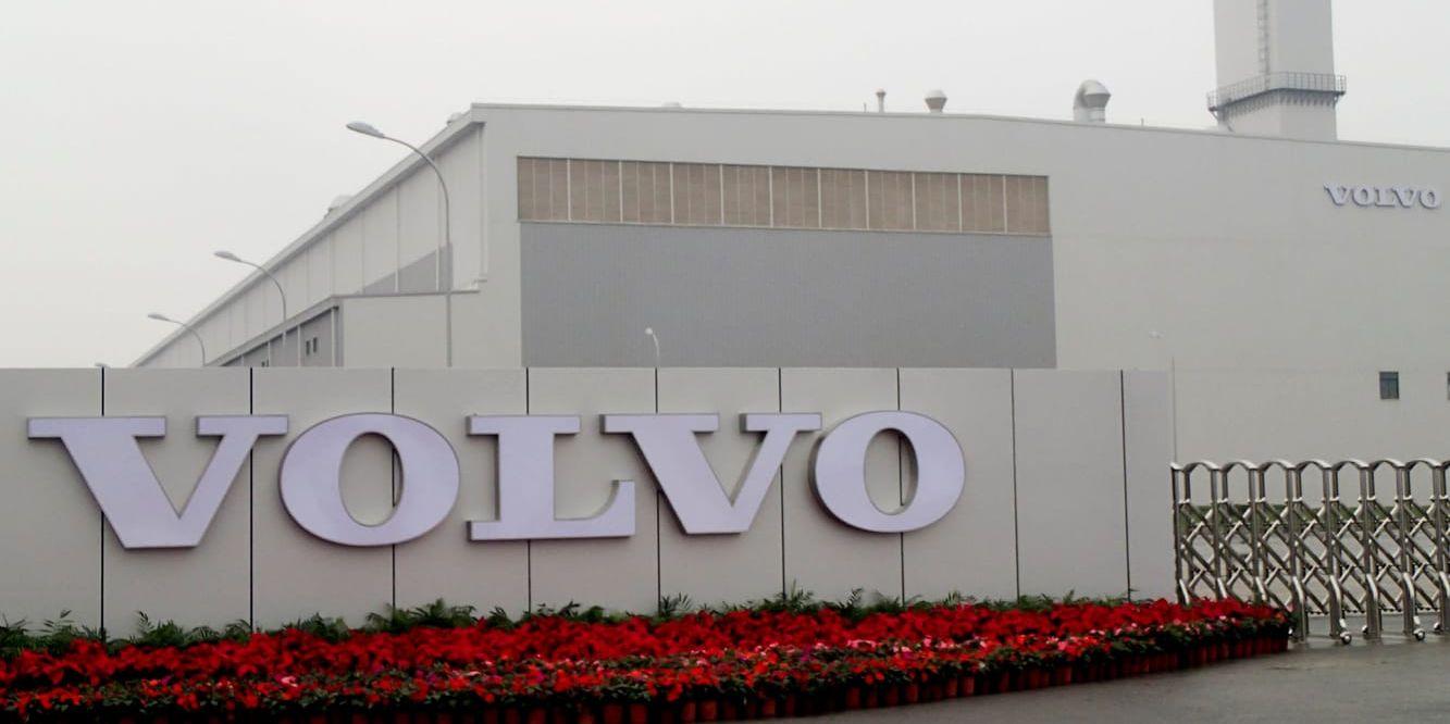 Volvos bilfabrik i Chengdu, Kina. Arkivbild.