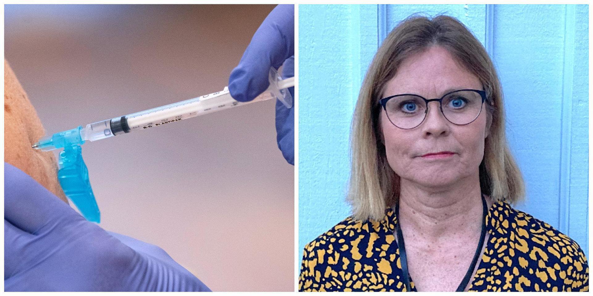 Vaccintionssamordnare Pernilla Wallerstedt tycker att det blivit ett olyckligt fokus på vaccinationsstarten i Halland. ”Kapacitetsmässigt skulle vi kunna ge allt vaccin med en gång denna veckan, men då hamnar vi i otakt för dos två och har då inte tillräckligt många doser”. 