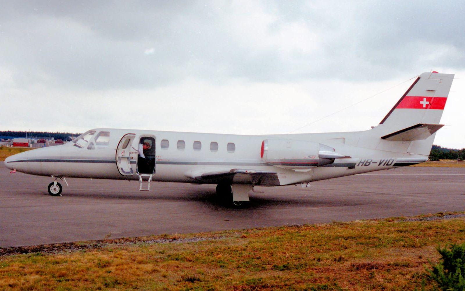 Olycksplanet är av samma modell som det på bilden. Arkivbild.