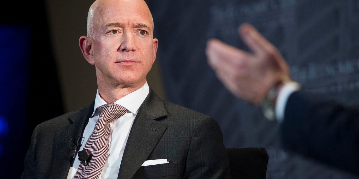 Jeff Bezos, grundare och vd för Amazon, och dessutom världens rikaste. Arkivbild.