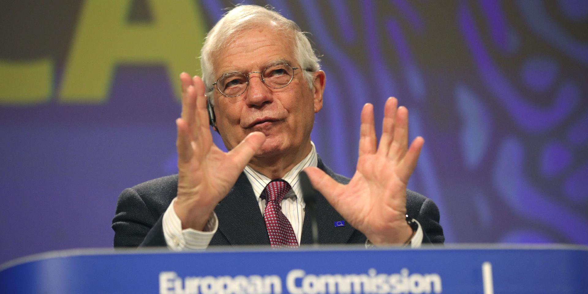 EU:s utrikeschef Josep Borrell. Arkivfoto.