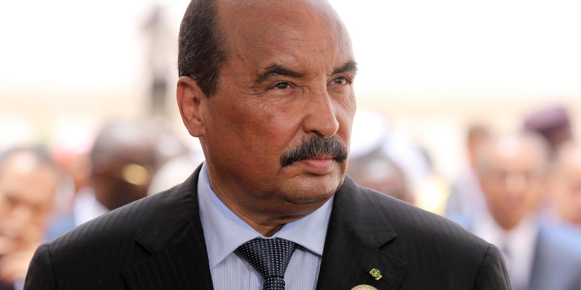 Mauretanien har skakats av politiska skandaler de senaste åren. I fjol lämnade Mohamed Ould Abdel Aziz (bilden) presidentposten efter korruptionsanklagelser. Arkivbild.