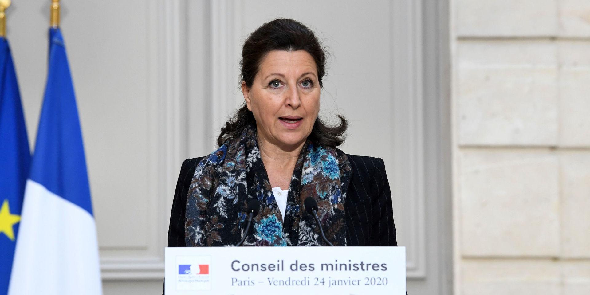 Frankrikes hälsominister Agnès Buzyn under fredagen.