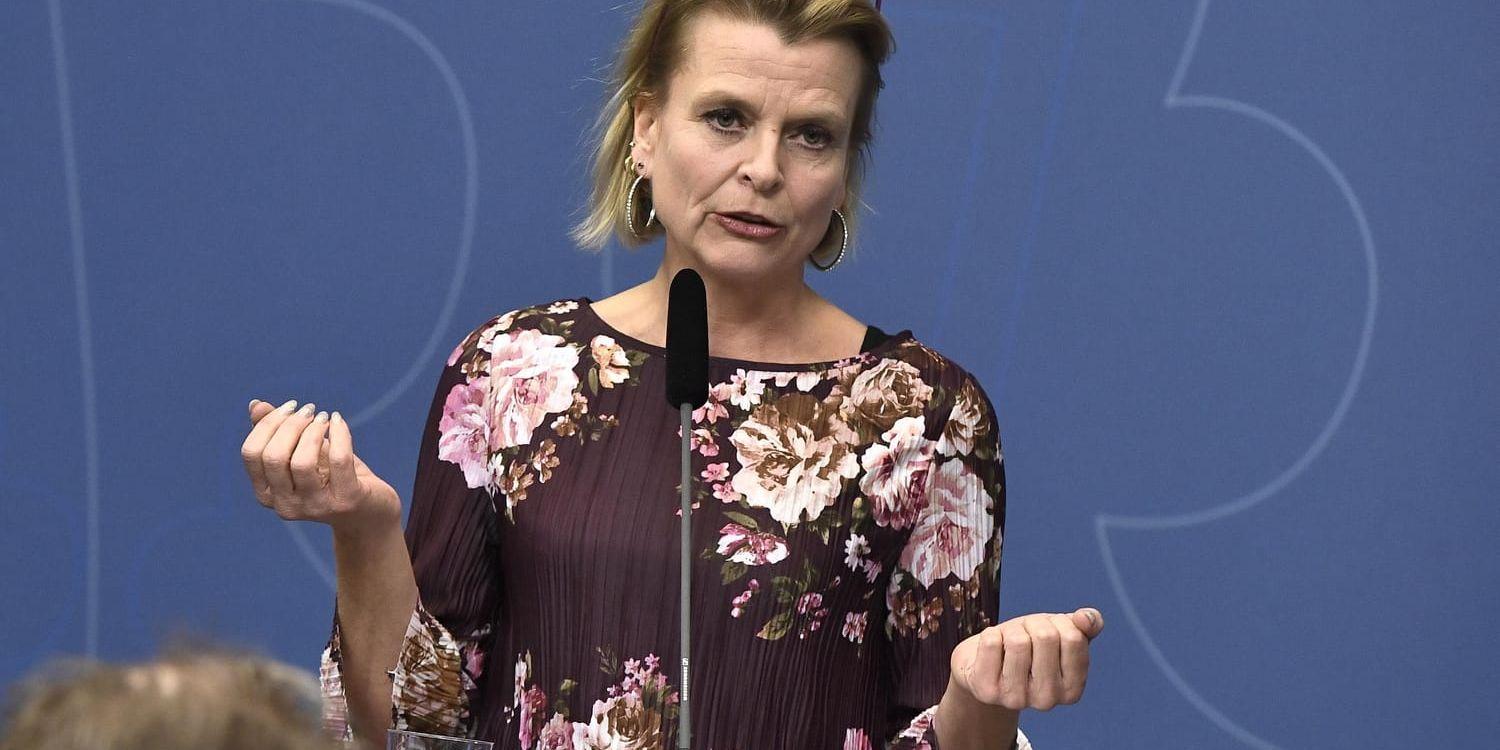 Jämställdhetsminister Åsa Regnér uppmanar män i politiken att ansluta sig till sina kvinnliga kollegors kamp mot sexism och sexuella trakasserier. Arkivbild.