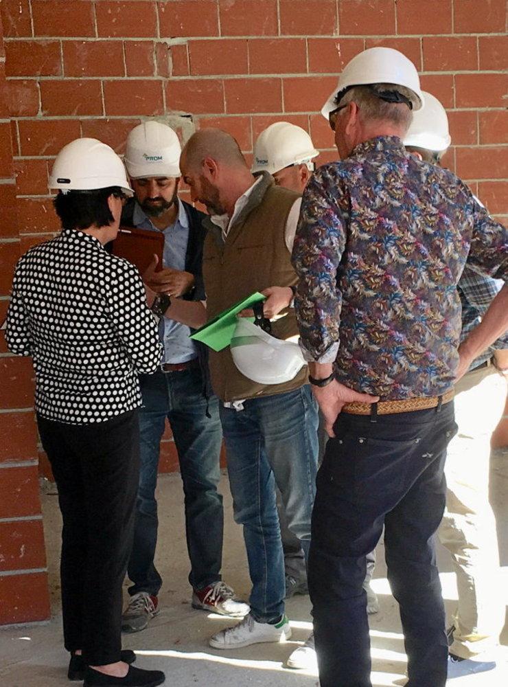 I Beta Miljös uppdrag ingick även kvalitetskontrollen under byggprocessen, och Christel konstaterar att ”det var ganska utmanande med spanska byggare”.