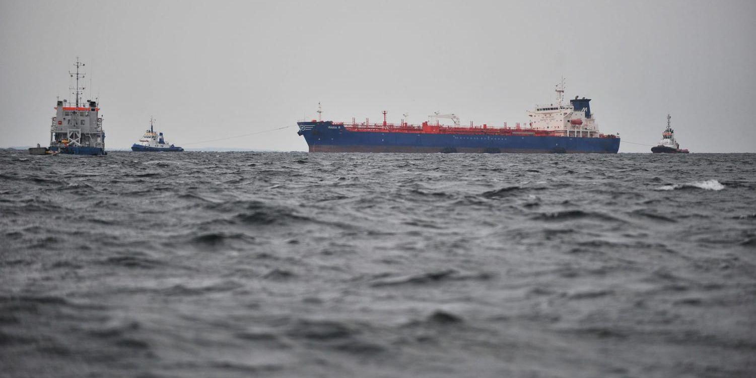 Nordkorea anklagas för bränslehandel till havs. Genrebild – fartygen på bilden har inte direkt med texten att göra.