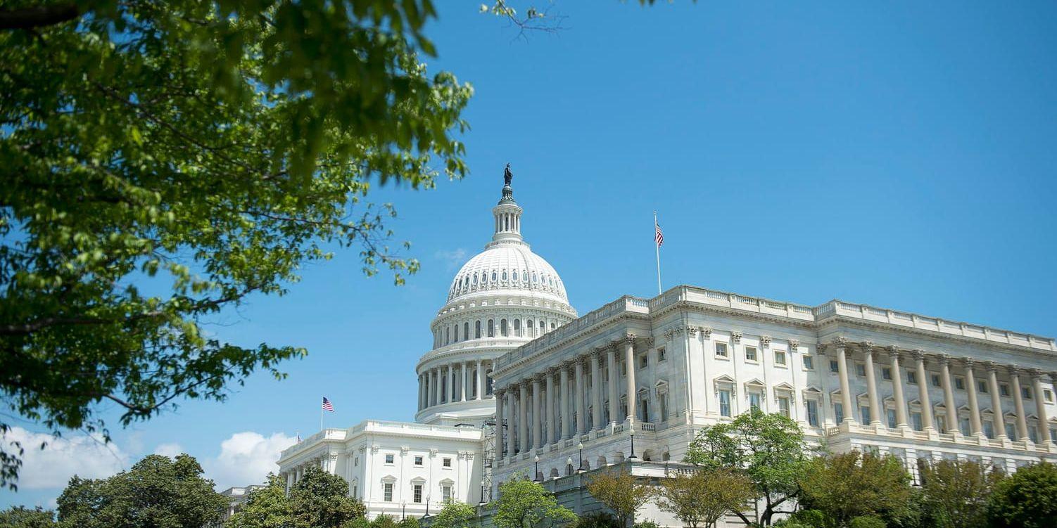 Kongressbyggnaden Capitolium i USA:s huvudstad Washington DC.