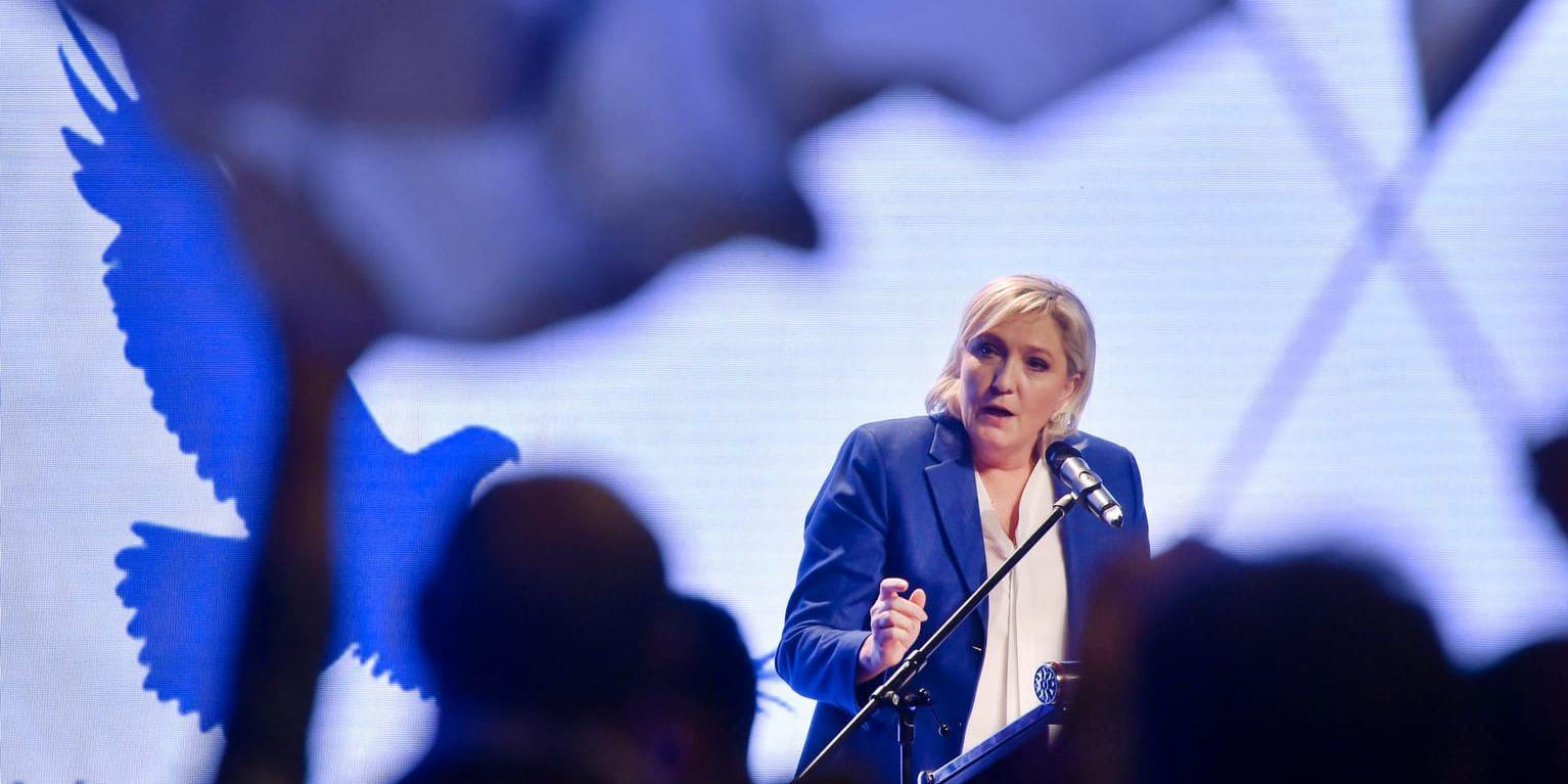 Nationella frontens Marine Le Pen. Arkivbild.