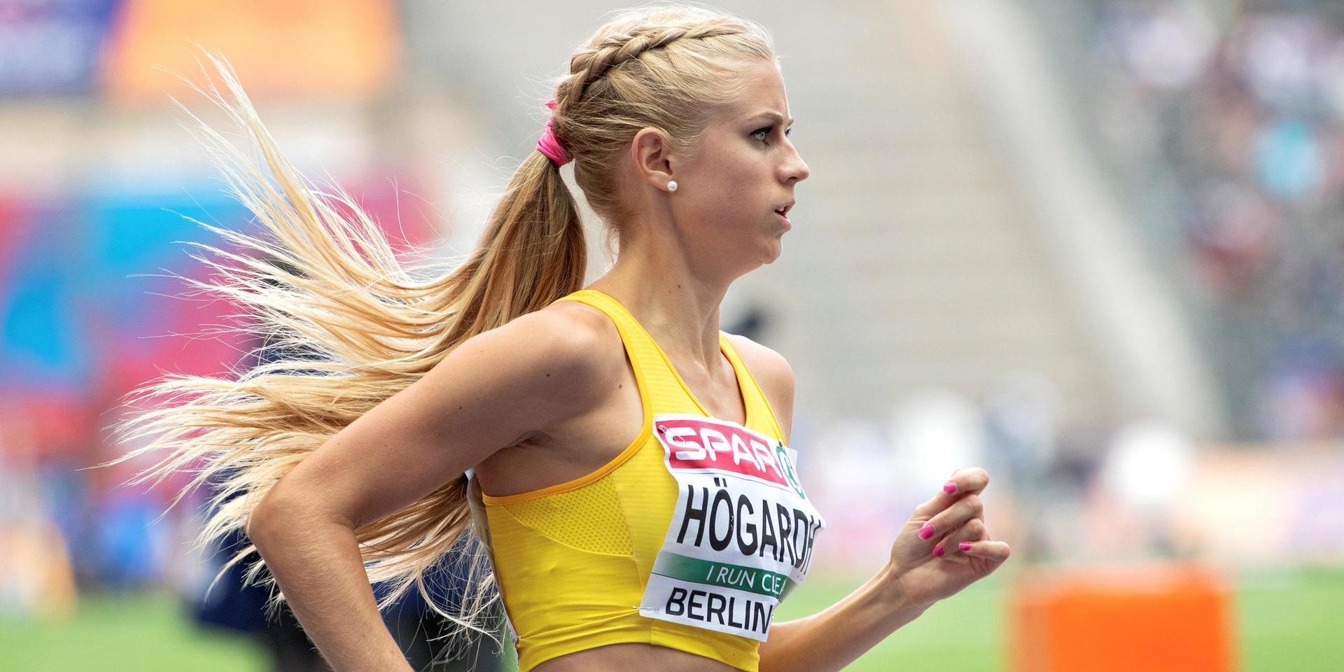 Caroline Högardh från Kvibille är äntligen tillbaka på löparbanan – men det har varit en lång resa efter skadeproblemen.