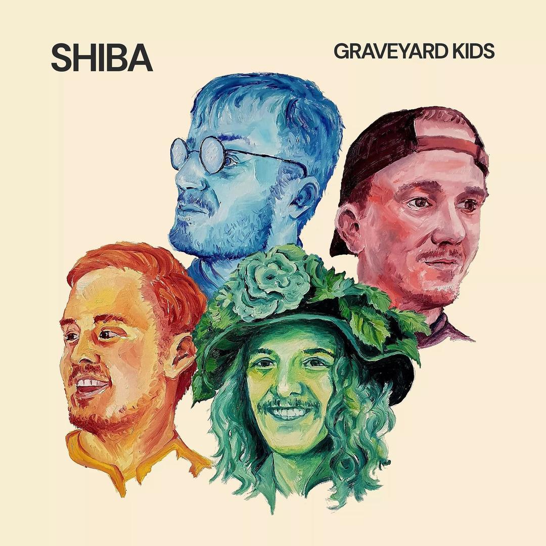 Trummisen Åke Sjögren har målat albumomslaget till den nysläppta epn ”Graveyard Kids”.