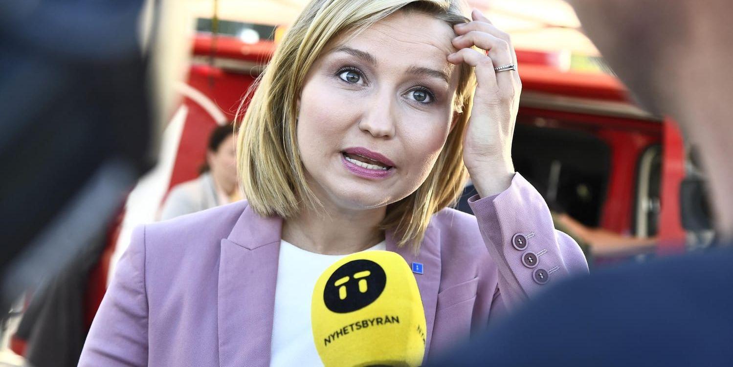 Ebba Busch Thor, partiledare för Kristdemokraterna. Arkivbild.