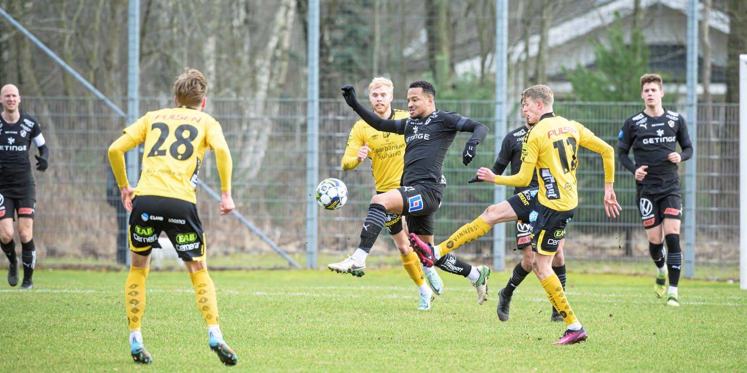 HBK mot Elfsborg i genrepet. Nästa söndag är det premiärmatch mot AIK.
