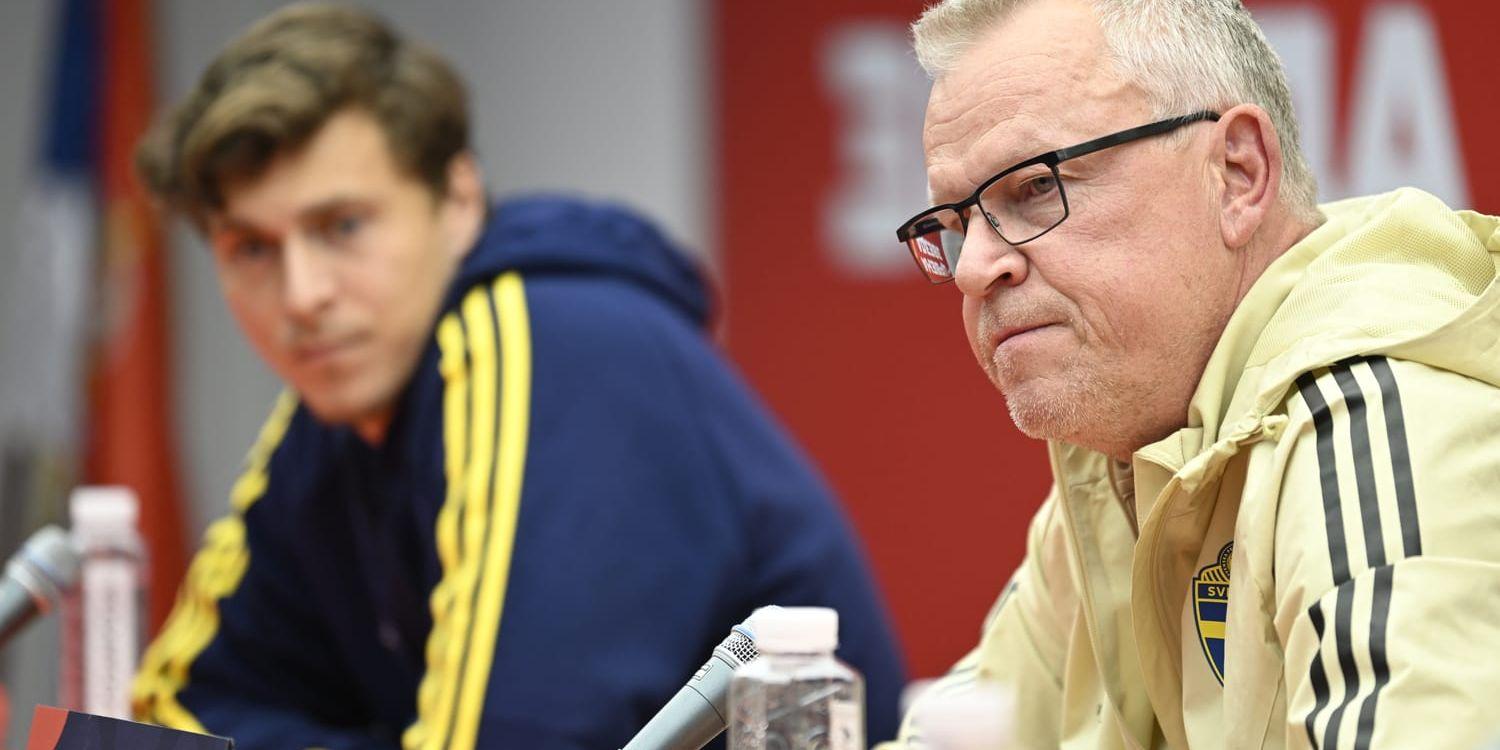 Förbundskapten Janne Andersson kan möblera om i uppställningen i Nations League-matchen mot Serbien.