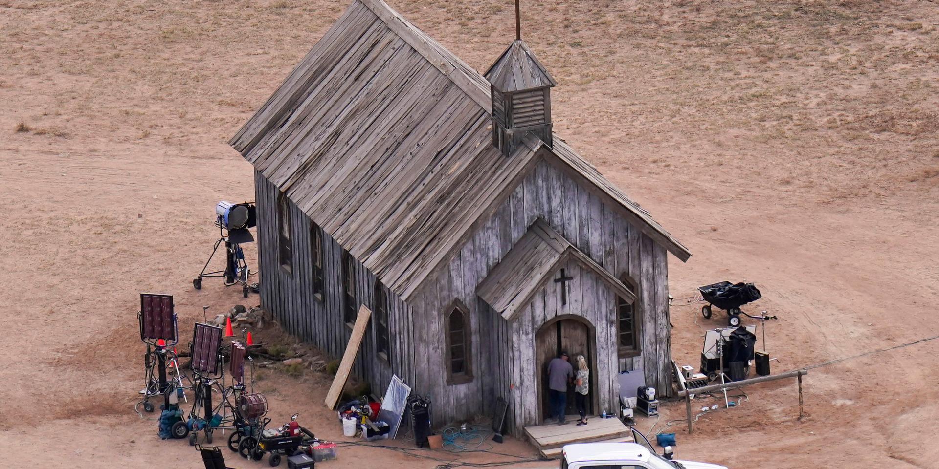 Inspelningsplatsen där en fotograf dödades och filmens regissör skadades. Arkivbild.