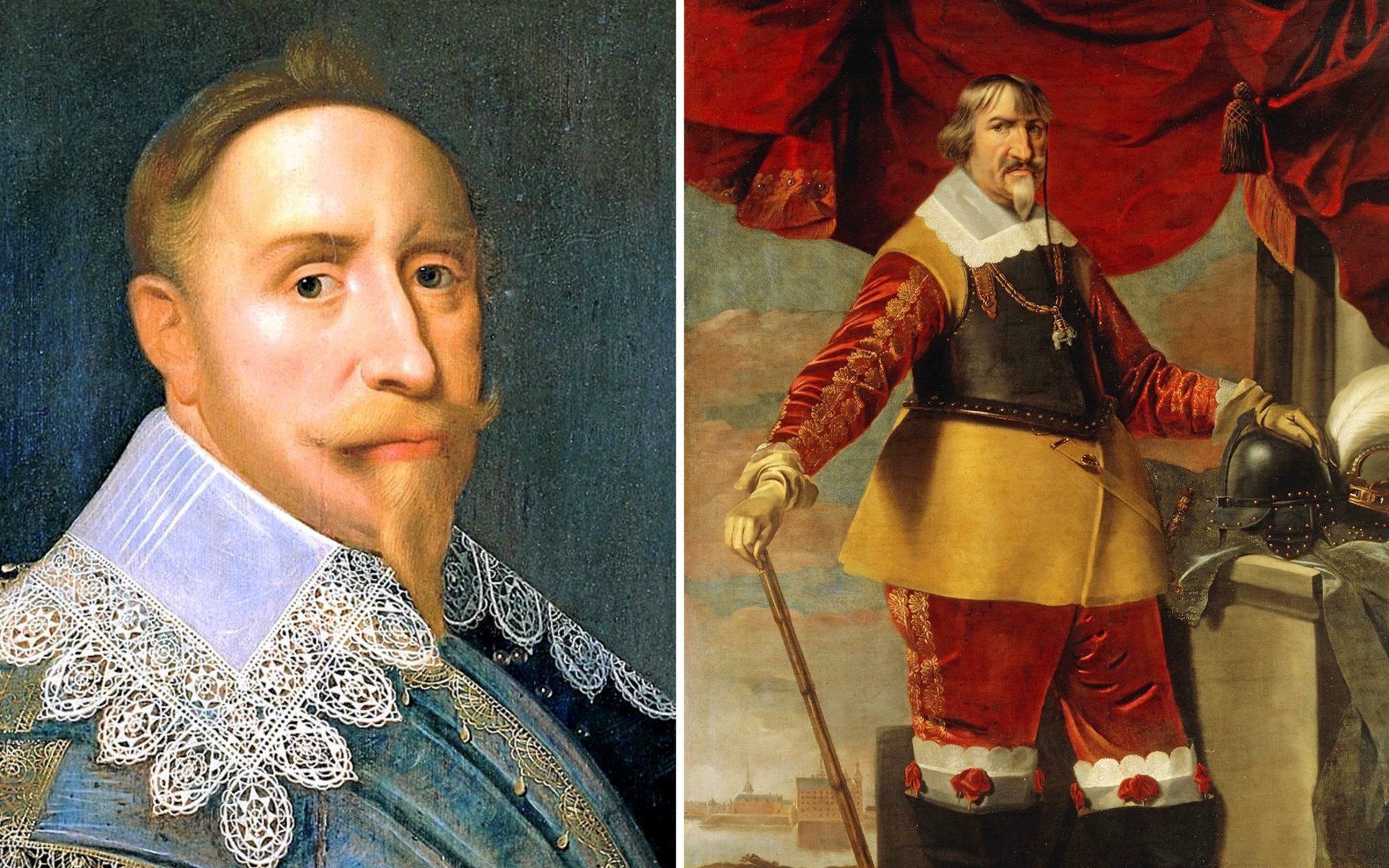 Fyra sekler har nu gått sedan de här båda herrarna –Gustav II Adolf och Christian IV – träffades på Halmstads slott för ett hejdundrande kalas. 