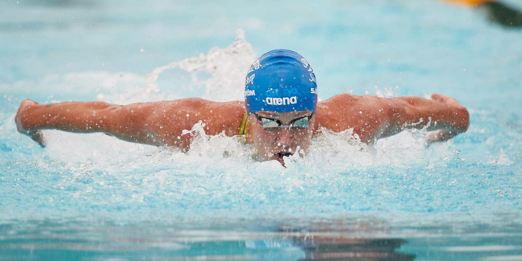 Trots att hon gjorde en av årets bästa tider var Sarah Sjöström inte nöjd med segerloppet på 100 meter fjäril i SM-tävlingarna i simning.