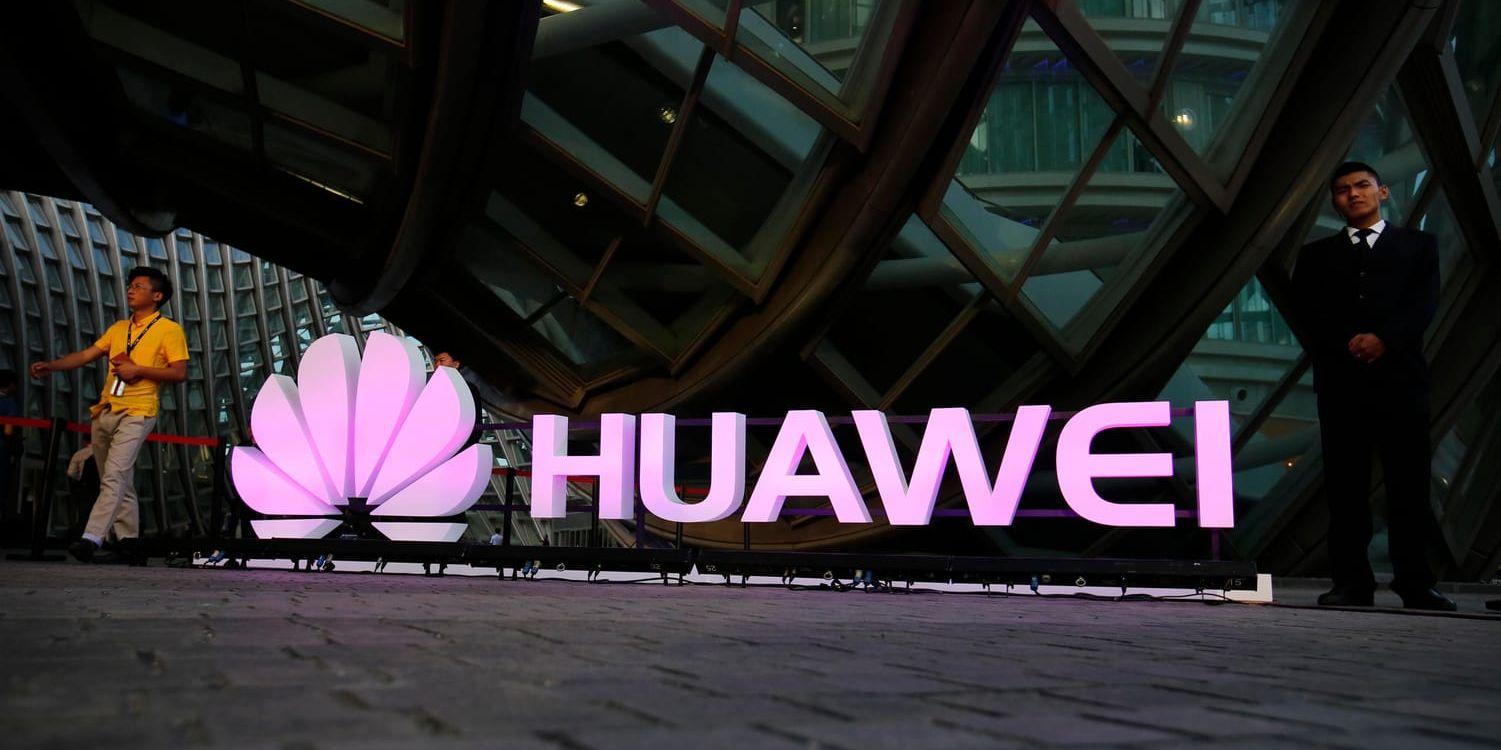 Kinesiska Huawei var i fjol nummer tre på den globala mobilmarknaden, med 150,5 sålda mobiltelefoner. Arkivbild.