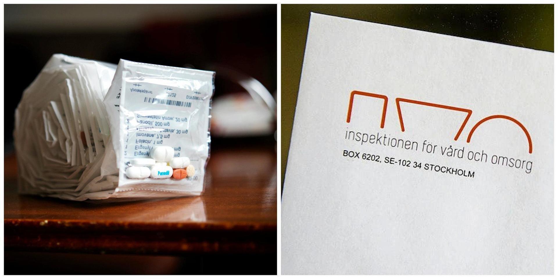 Narkotikaklassade läkemedel byttes ut mot receptfria tabletter, vilket innebar att brukaren inte fick den medicin hen ordinerats. Händelsen är nu anmäld till Ivo.