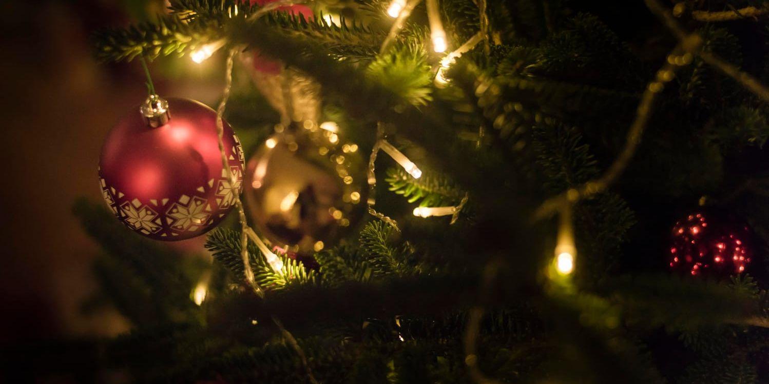En ny granskning visar att det inte är ovanligt att julbelysningen innehåller skadliga kemikalier. Arkivbild.
