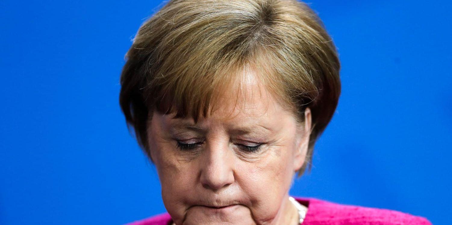 Tysklands förbundskansler Angela Merkel utmanas av sin inrikesminister i migrationsfrågan. Arkivbild.