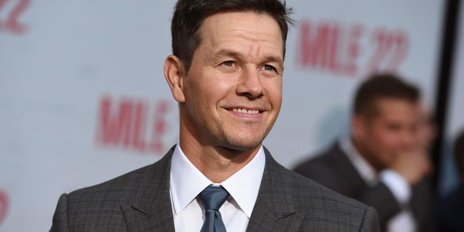 Mark Wahlberg spelar superhjälten Blå falken i den kommande filmen "Scoob". Arkivbild.