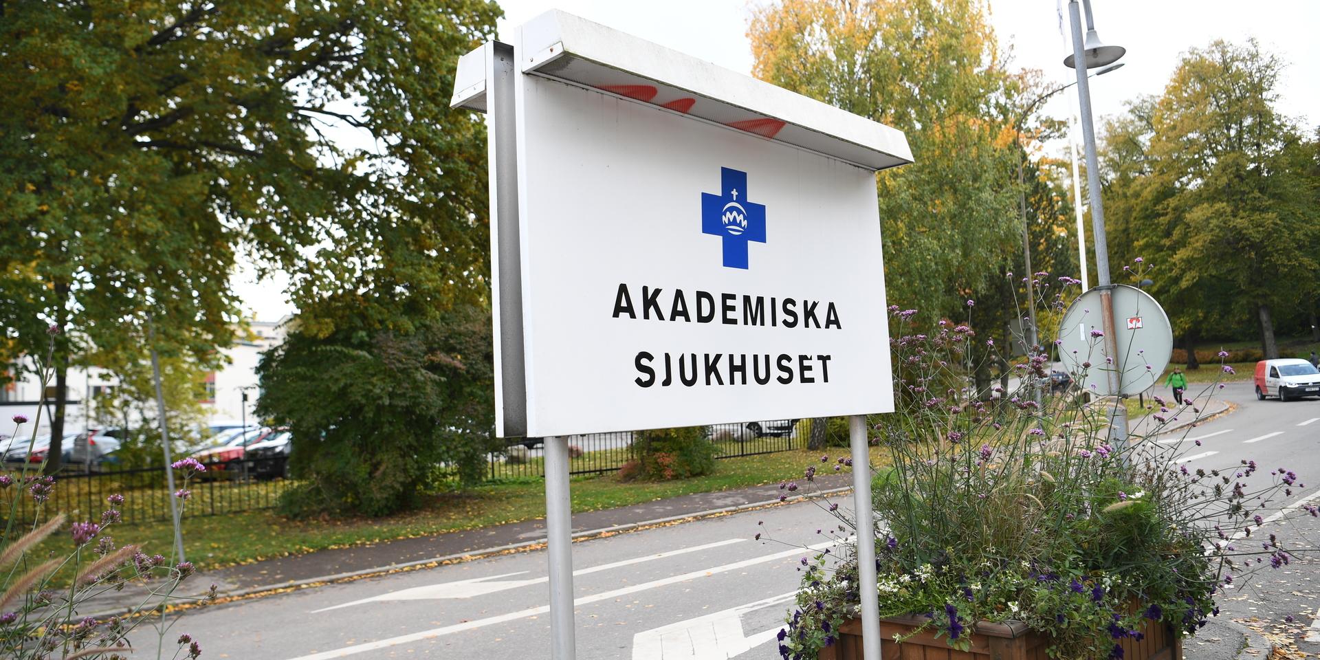 Akademiska sjukhuset i Uppsala har överklagat Ivo:s beslut om vite. Arkivbild.