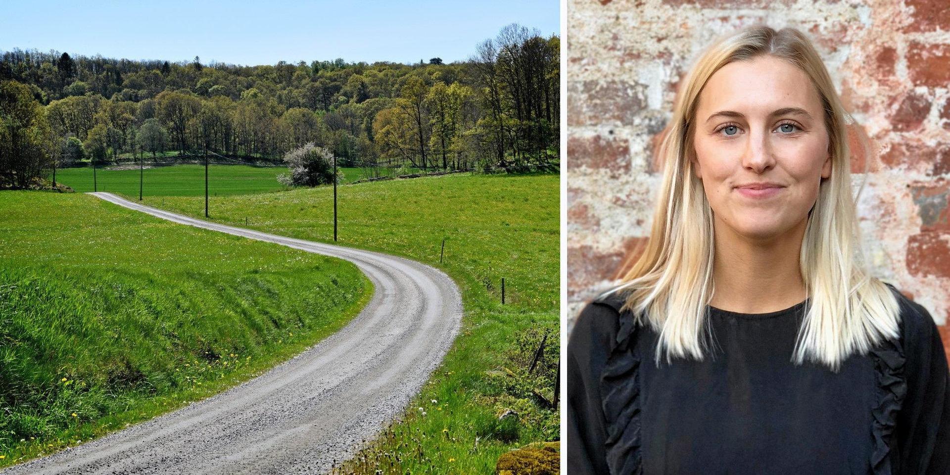 ”Andra kan få upp ögonen för landsbygden och se att det finns lika mycket driv och engagemang som i staden”, säger Maria Wångsell, projektledare på Lokalt ledd utveckling Halland som har sin bas i Forumhuset i Hyltebruk.