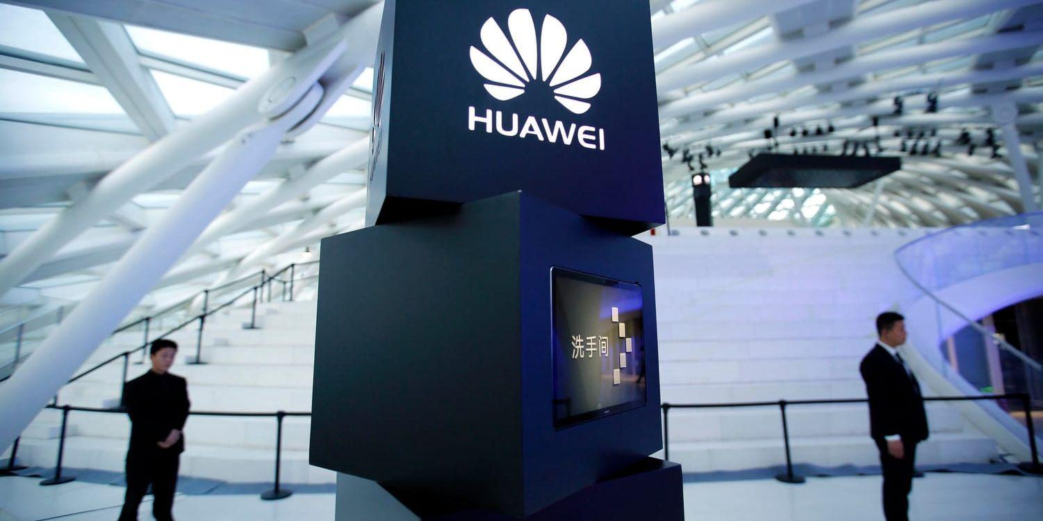 Huawei toppar patentligan. Arkivbild