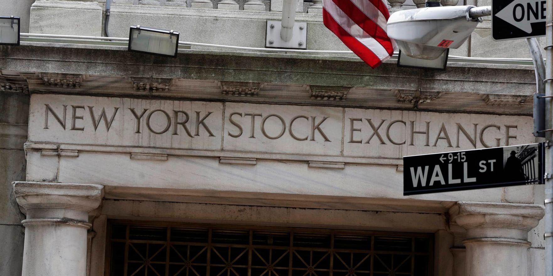 Kurserna steg för femte dagen i rad på Wall Street. Arkivbild