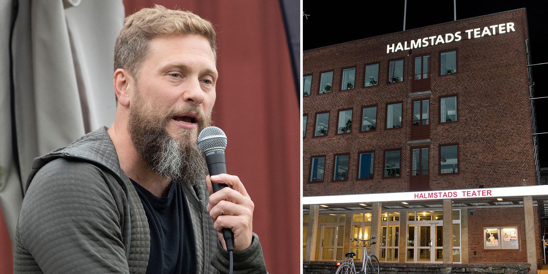 Stjärnkomikern Magnus Betnér bjuder på dubbla föreställningar på Halmstads Teater.