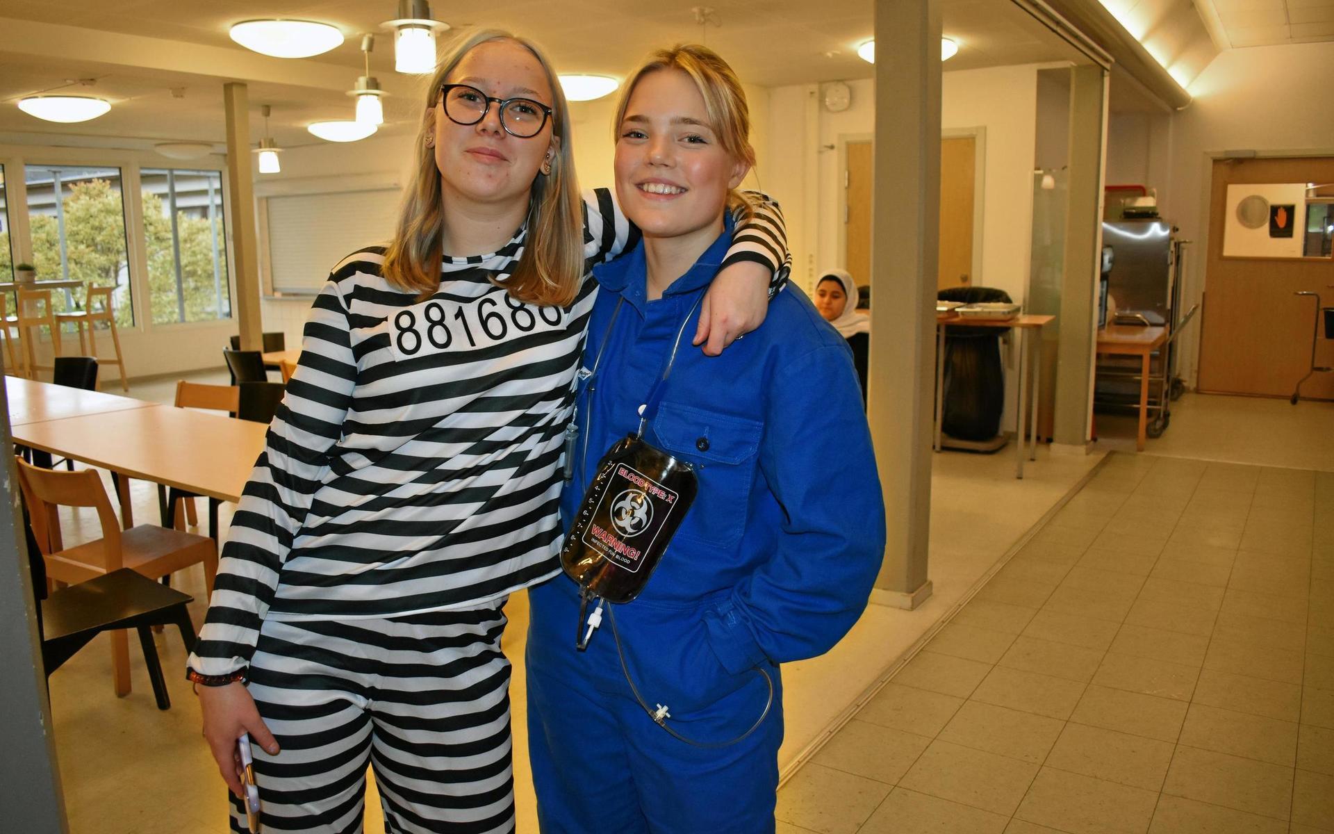 Just i dag är Lovisa Holmström tjuv och Ida Wallin sjuksköterska.