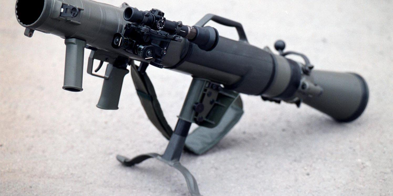 Saabs vapensystem Carl Gustaf har funnits i 70 år. Här en tidigare modell av granatgeväret. Arkivbild.