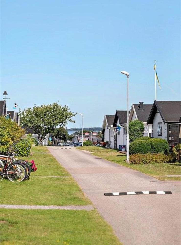 Stugan på Tyludden 189 i Tylösand bytte ägare i år och står liksom Östra stranden-stugorna på ofri grund.