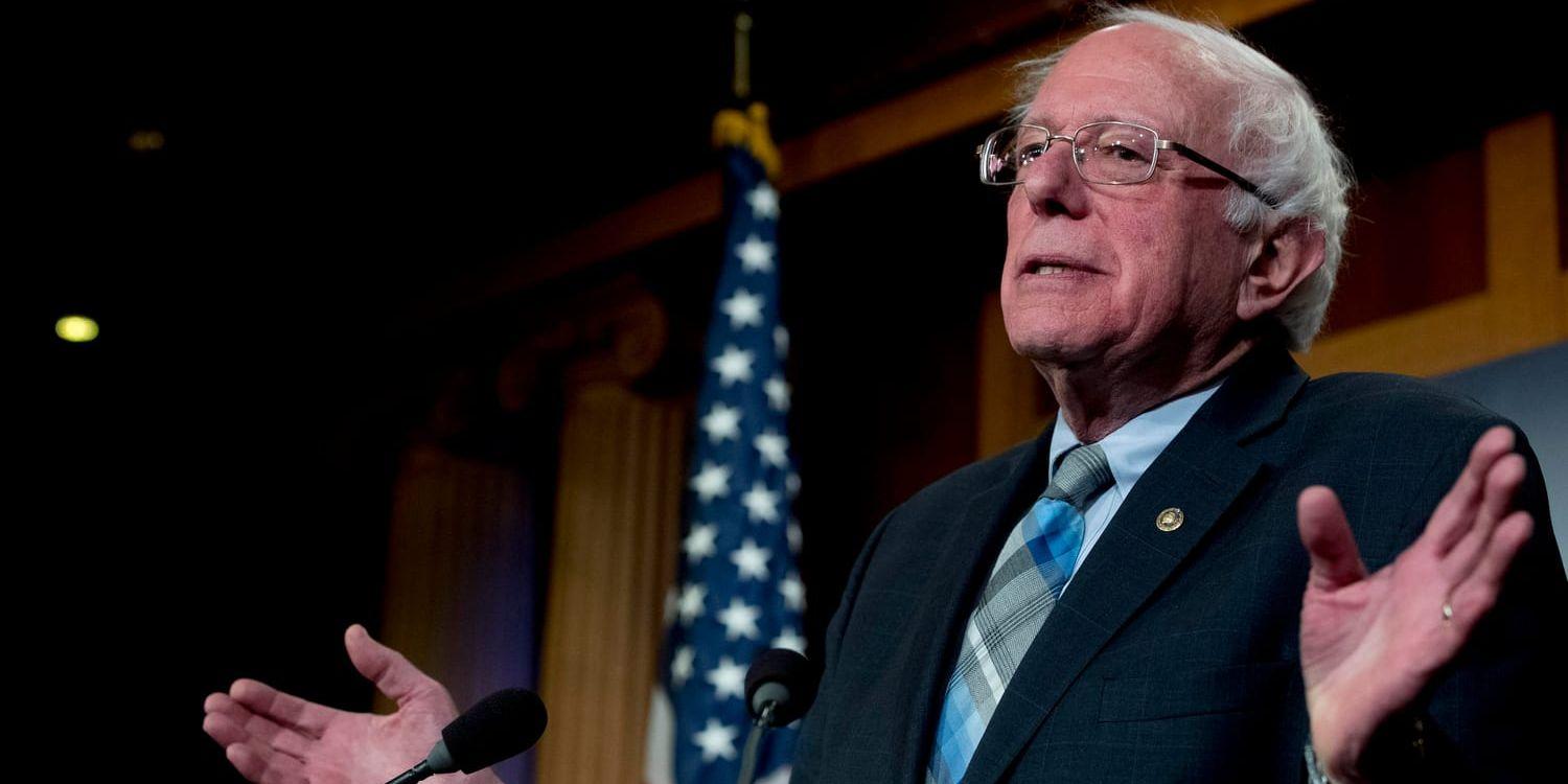 Vermontsenatorn Bernie Sanders vill bli USA:s näste president. Arkivbild.