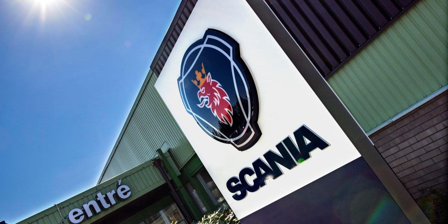 En svavelsyreläcka uppstod på en Scania-anläggning i Södertälje på fredagskvällen. Arkivbild.