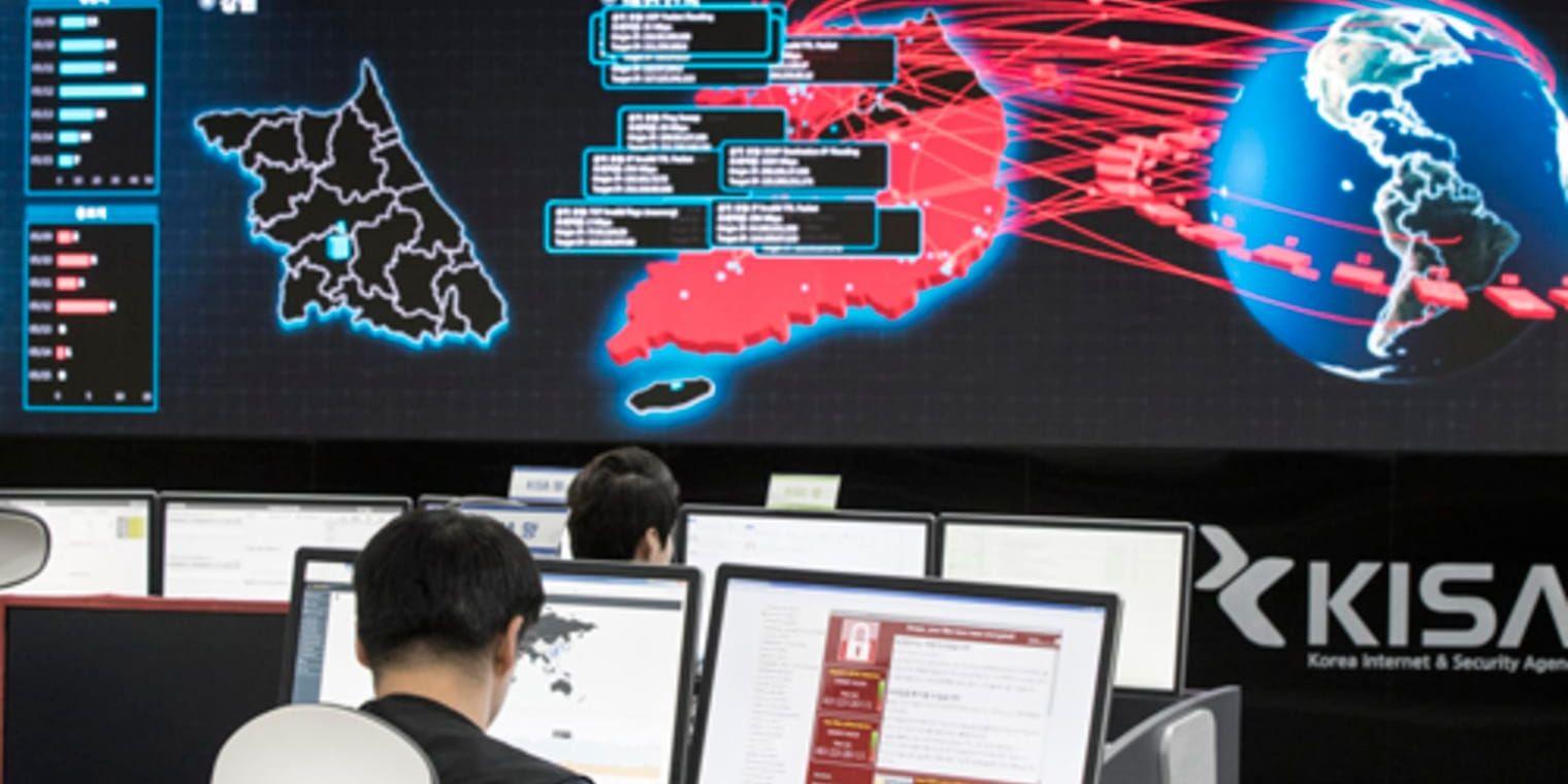 Sydkoreanska myndigheter har genom åren hanterat flera stora cyberattacker. Arkivbild.