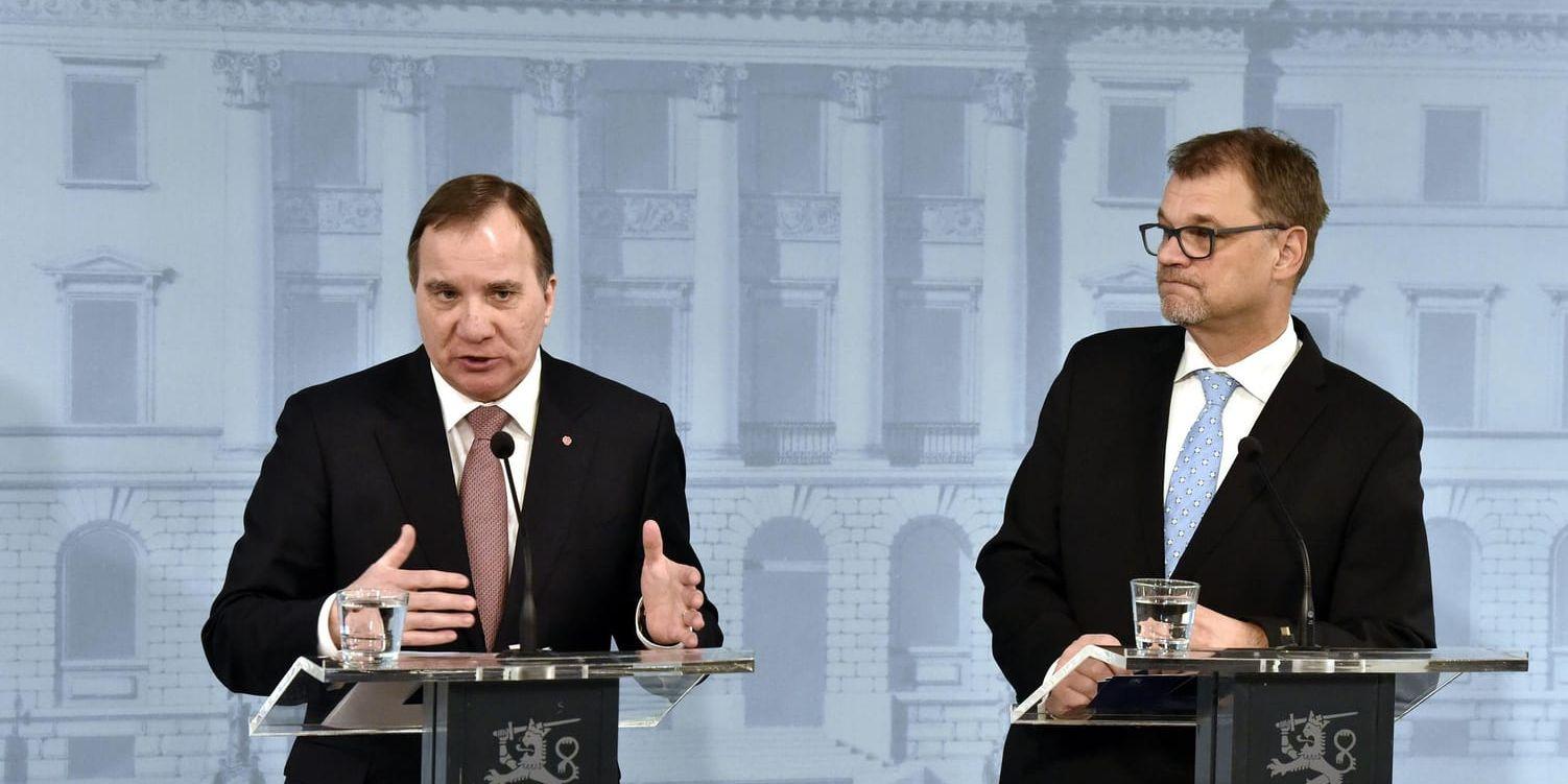 Statsminister Stefan Löfven valde Finland och statsminister Juha Sipilä som sitt första resmål efter att på nytt ha blivit svensk regeringschef.
