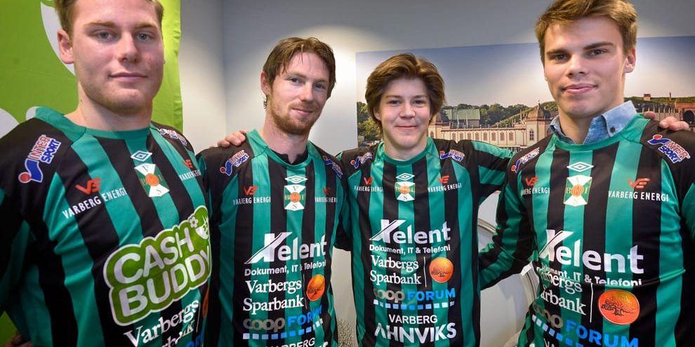 Har skrivit på för Bois. Christoffer Arvidsson, Thomas Drage, Joel Palmquist och Elias Andersson utgör de sista pusselbitarna i Varbergs Bois lagbygge för säsongen 2016.