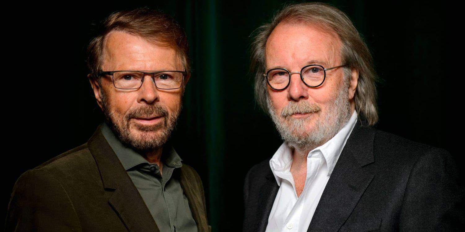 Björn Ulvaeus och Benny Andersson står för musiken i "Mamma mia: Here we go again". Arkivbild.