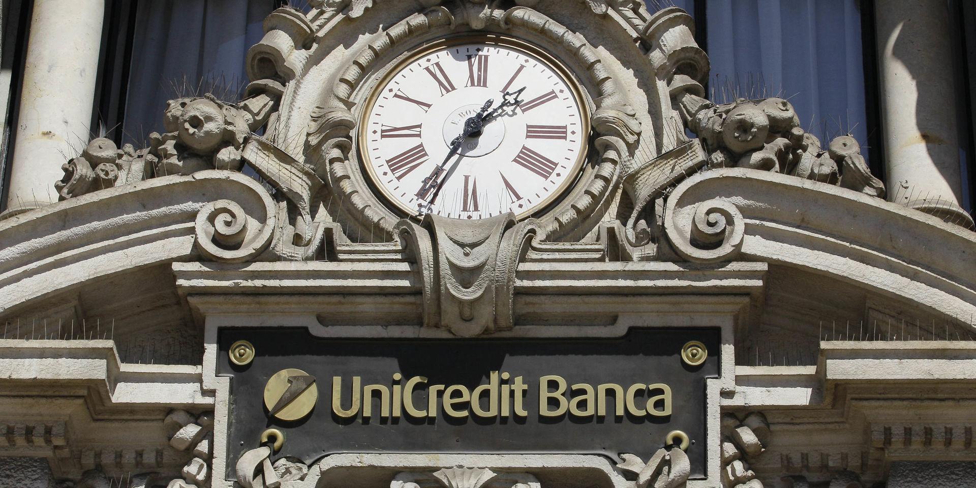 Den italienska banken Unicredit tillhör en av de sektorer som Italiens regering vill skydda från oönskade utländska investeringar. Arkivbild.