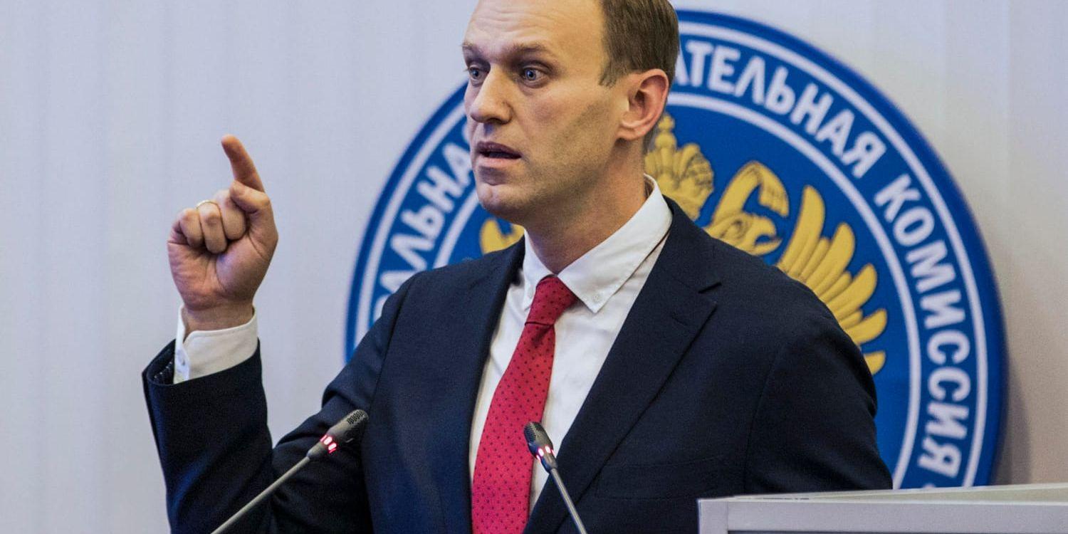Den ryske oppositionspolitikern Aleksej Navalnyj. Arkivbild.