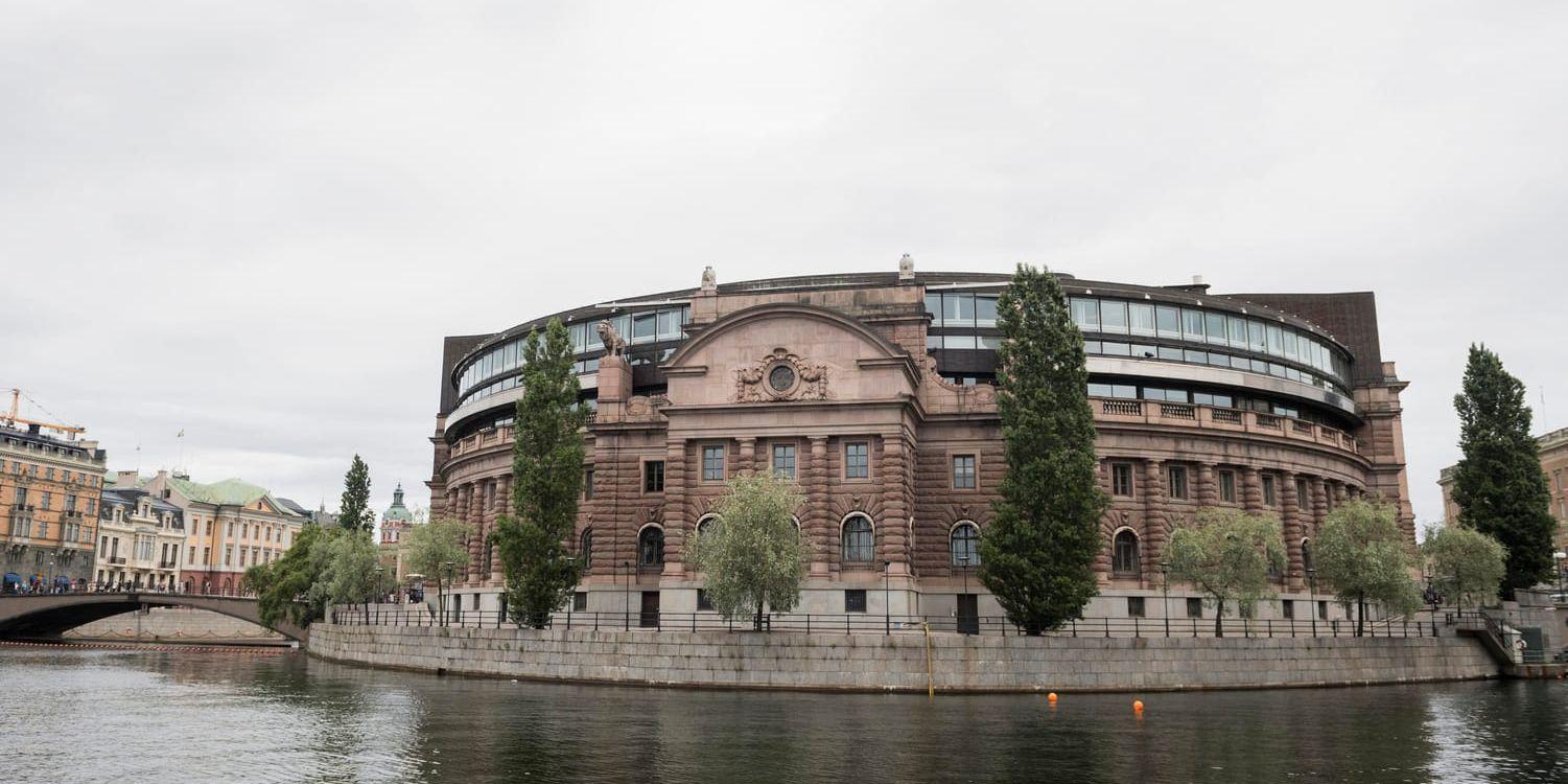 Sveriges riksdag i Stockholm. Arkivbild.