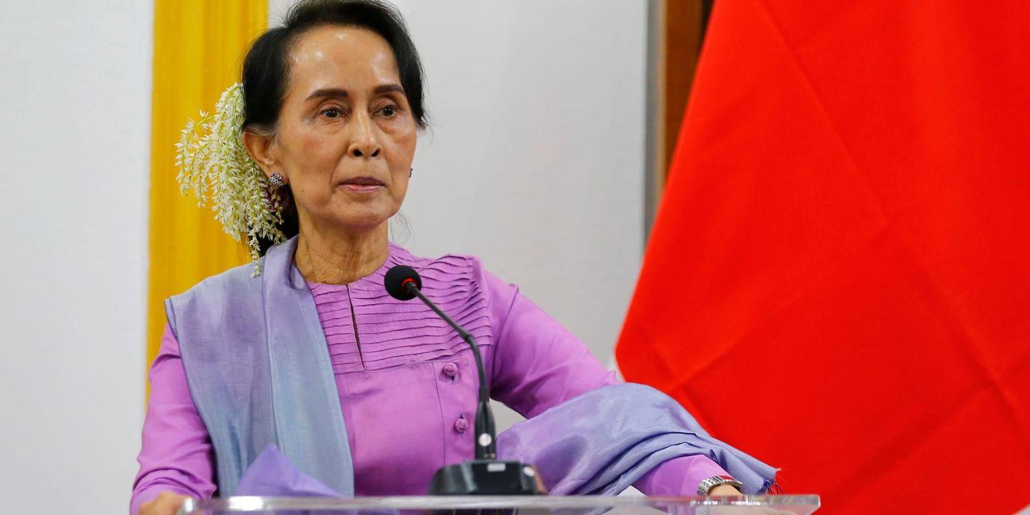 Aung San Suu Kyi blir av med ytterligare en utmärkelse. Arkivbild.