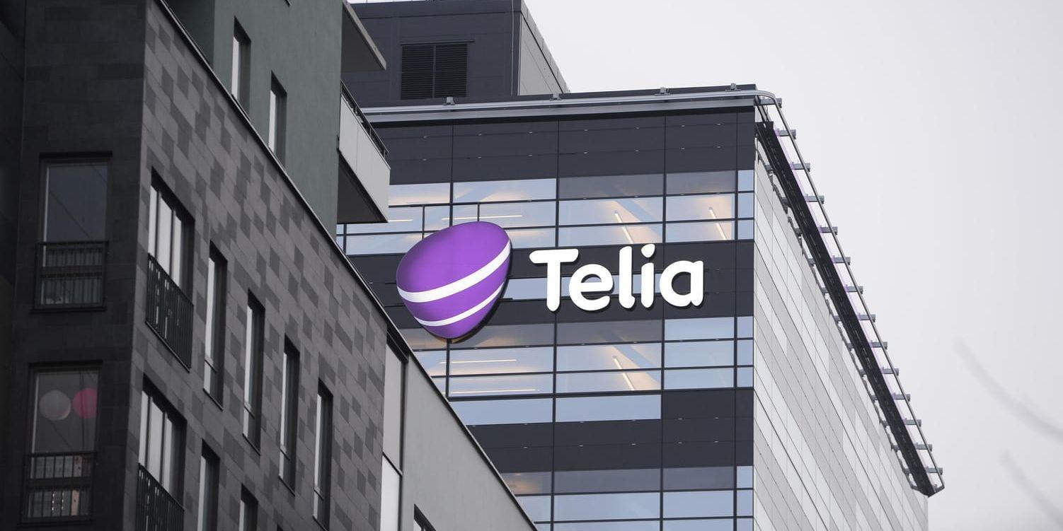 Telia presenterar företagets bokslut. Arkivbild.