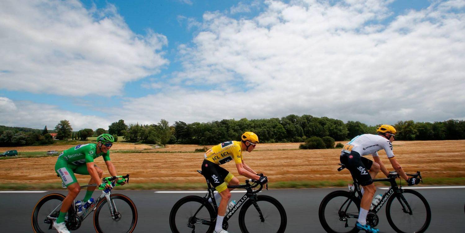 Chis Froome leder inte längre Tour de France.