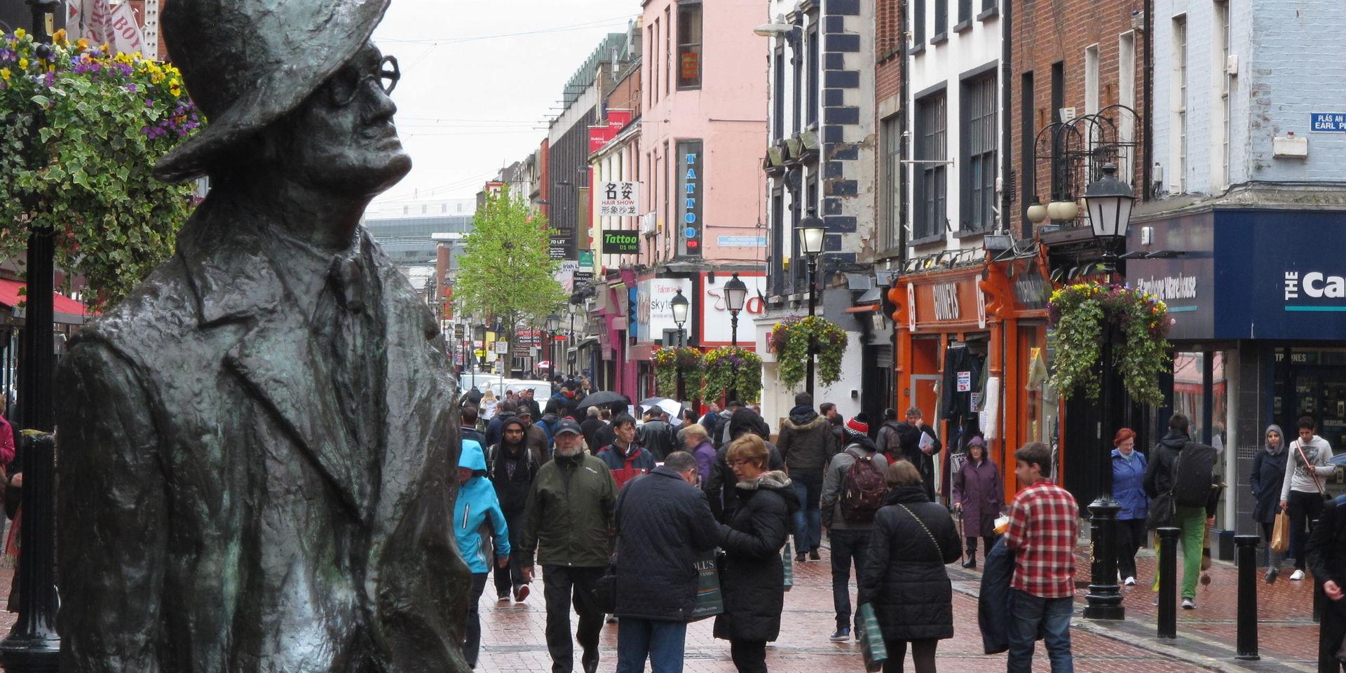 James Joyce kvarlevor bör flyttas från Schweiz till hans hemland Irland, anser invånare i Dublin där författaren föddes. Arkivbild. 