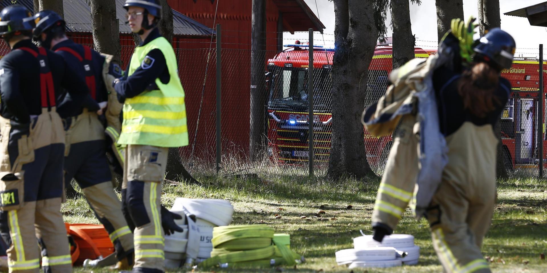 'Det finns ingenting att rädda', konstaterar räddningstjänsten efter branden.