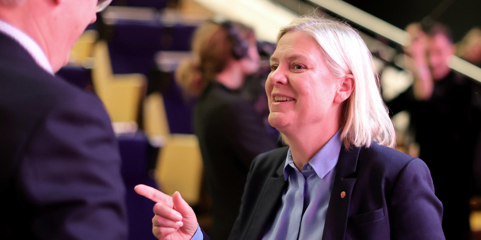 ”Socialdemokraterna i Halland var först ut med att nominera Magdalena Andersson till posten och är stolta över att hon är valberedningens förslag.”