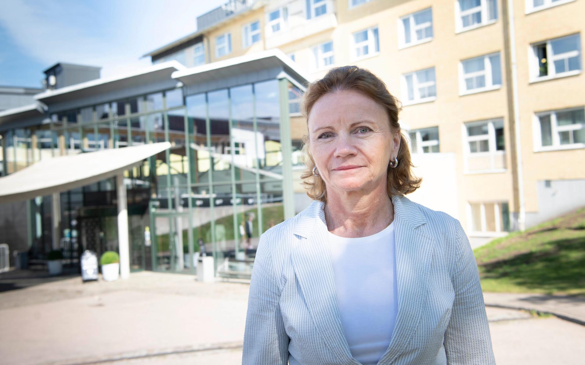 Elisabeth Haglund, vd på Hotel Tylösand: ”Vi ska försöka vara så välinformerade som möjligt”. 